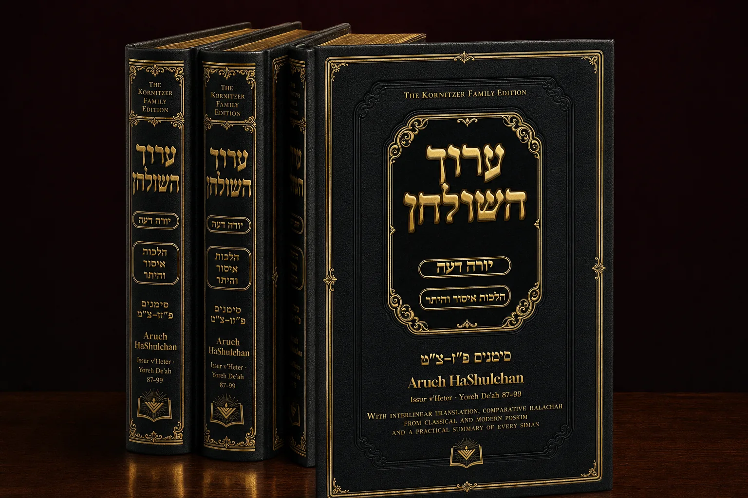 The Aruch HaShulchan Issur v’Heter set, hardcover